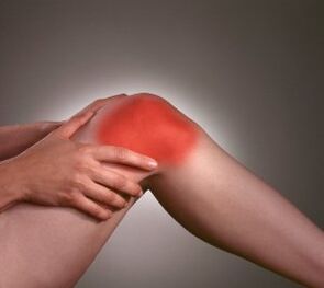 Symptome der Arthrose des Kniegelenks
