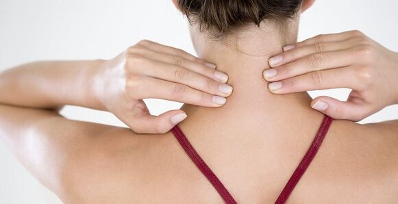 Nackenschmerzen aufgrund von Osteochondrose